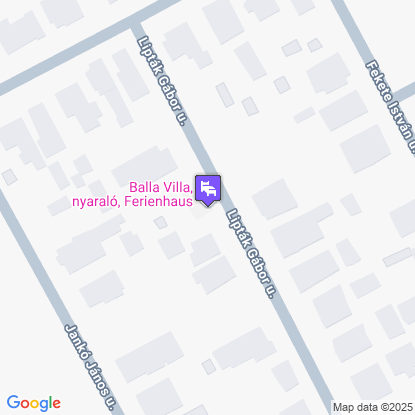 Balla Nyaraló a térképen