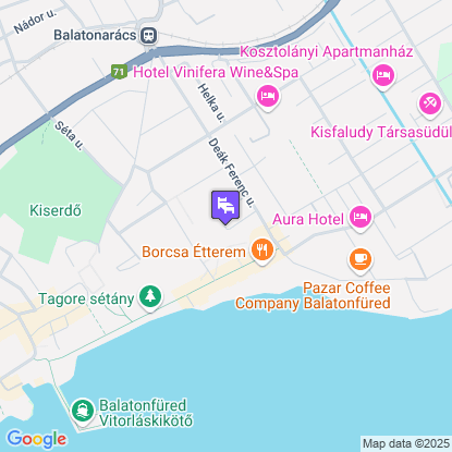 Danubius Hotel Annabella a térképen