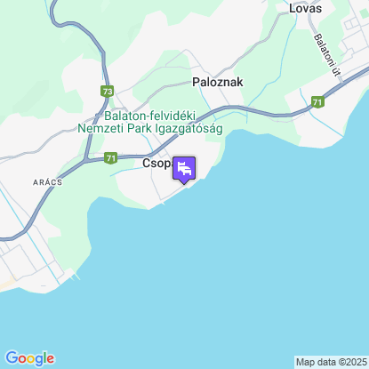 Hotel Csopak Resort & Lake a térképen
