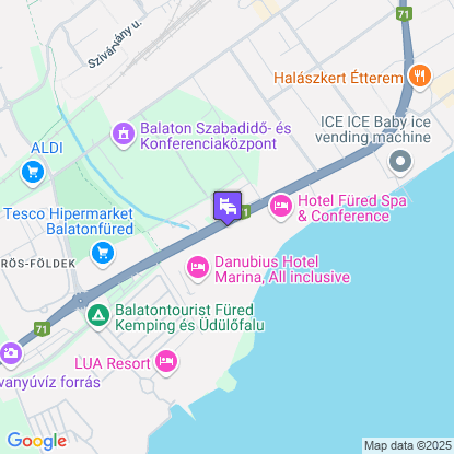 Danubius Hotel Marina a térképen