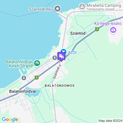 Lagúna Panzió a térképen